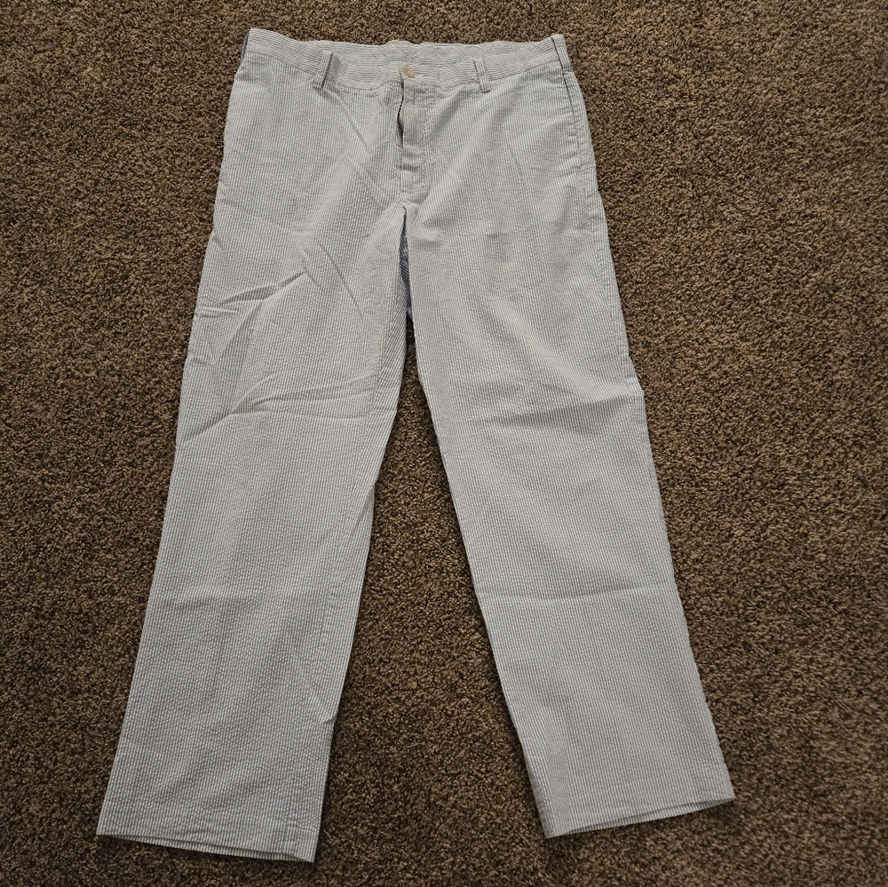 Izod seersucker pants 36x32